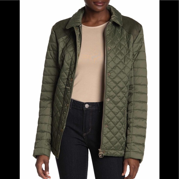 barbour quail quilted jacket